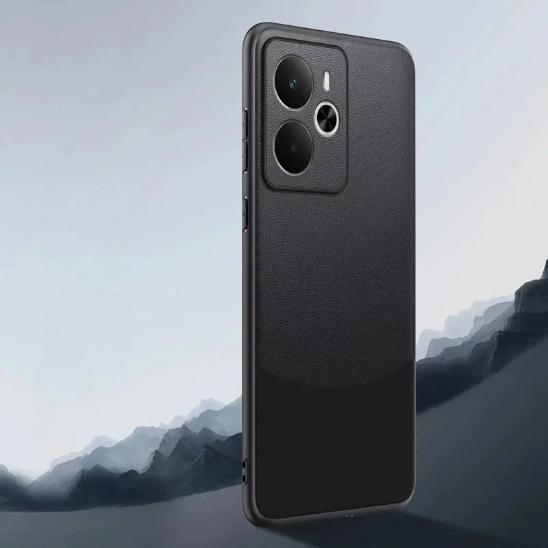 

Skinlee For Realme 14T 14X 5G Case Spliced Color Leather Soft Shockproof Cover For Realme 14T 14 X T 5G Back Casing