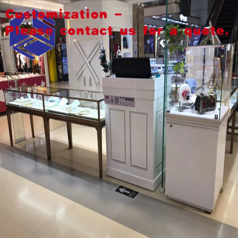 

custom.Central Island Jewelry Display Cabinets Elegant Shopping Mall Showcases
