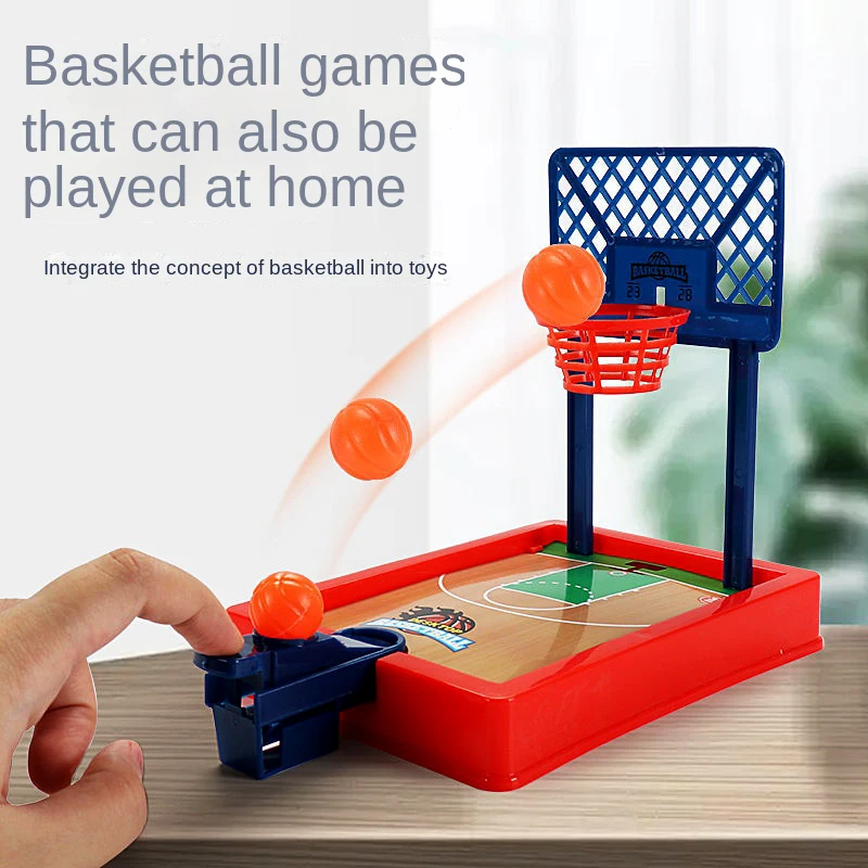 New Desktop Board Game Kids Toys Basketball Finger Basketball Mini Shooting Machine Desktop Tabletop Portable Game Kids Toy