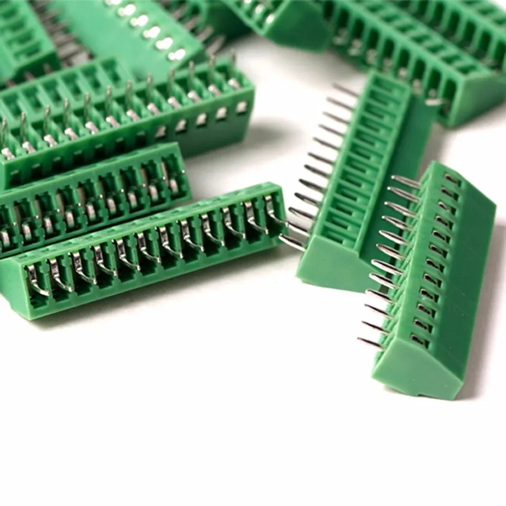 

50pcs 12 Poles 2.54mm Pitch 150V 6A CE Rohs 128-2.54-12P PCB Screw Wire Terminal Block PCB Wire to Board Connector