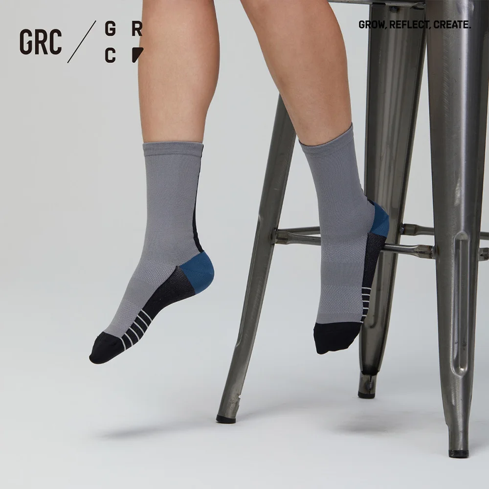 

GRC Summer Road Bike Cycling Socks Quick Dry Breathable Colorful Nylon Compression Sports Socks