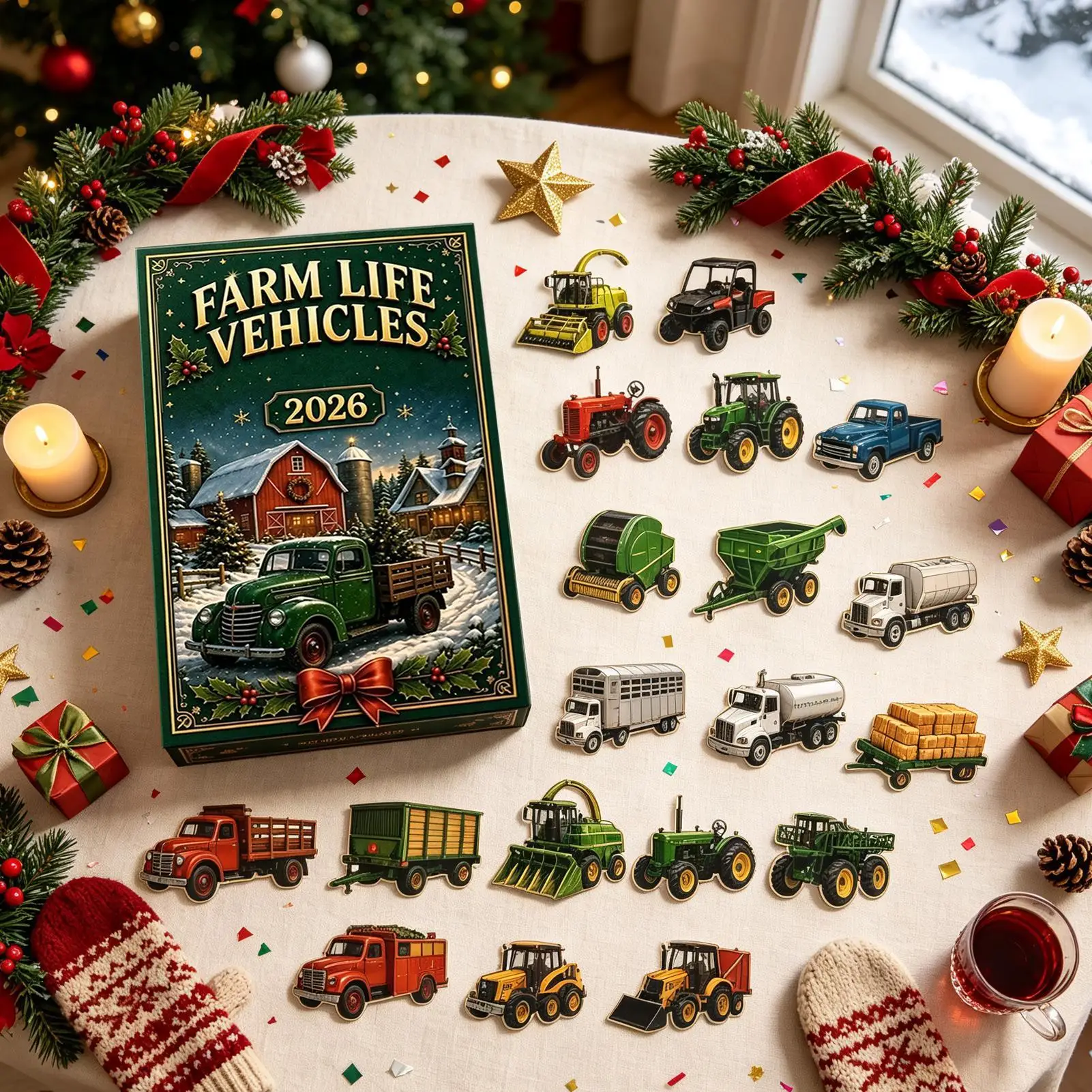 Farm Life Vehicles Calendar Ch - огляд і ціна Agriculture Farming For Kids