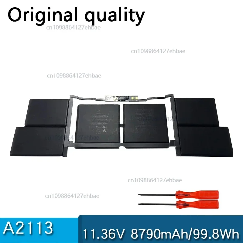 

Новый аккумулятор A2113 11,26 В 99,8 Втч для Apple Macbook Pro Retina 16 дюймов A2141 дюймов 2019 EMC 3347 BTO/CTO MVVJ2 MVVL2 MVVM2 610-00533