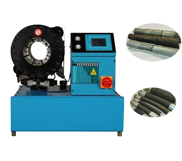 

pressure flexible hose assembly making equipment hydraulic hose crimp pressing machine for excavator repair maintenance workshop