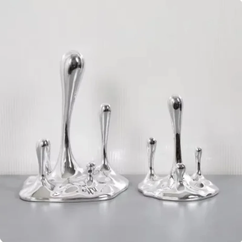 Modern Creative Water Drop Art Resin Decoration Home Room Cabinet Table Furnishing Ornaments Study Office Desk Accessories Items