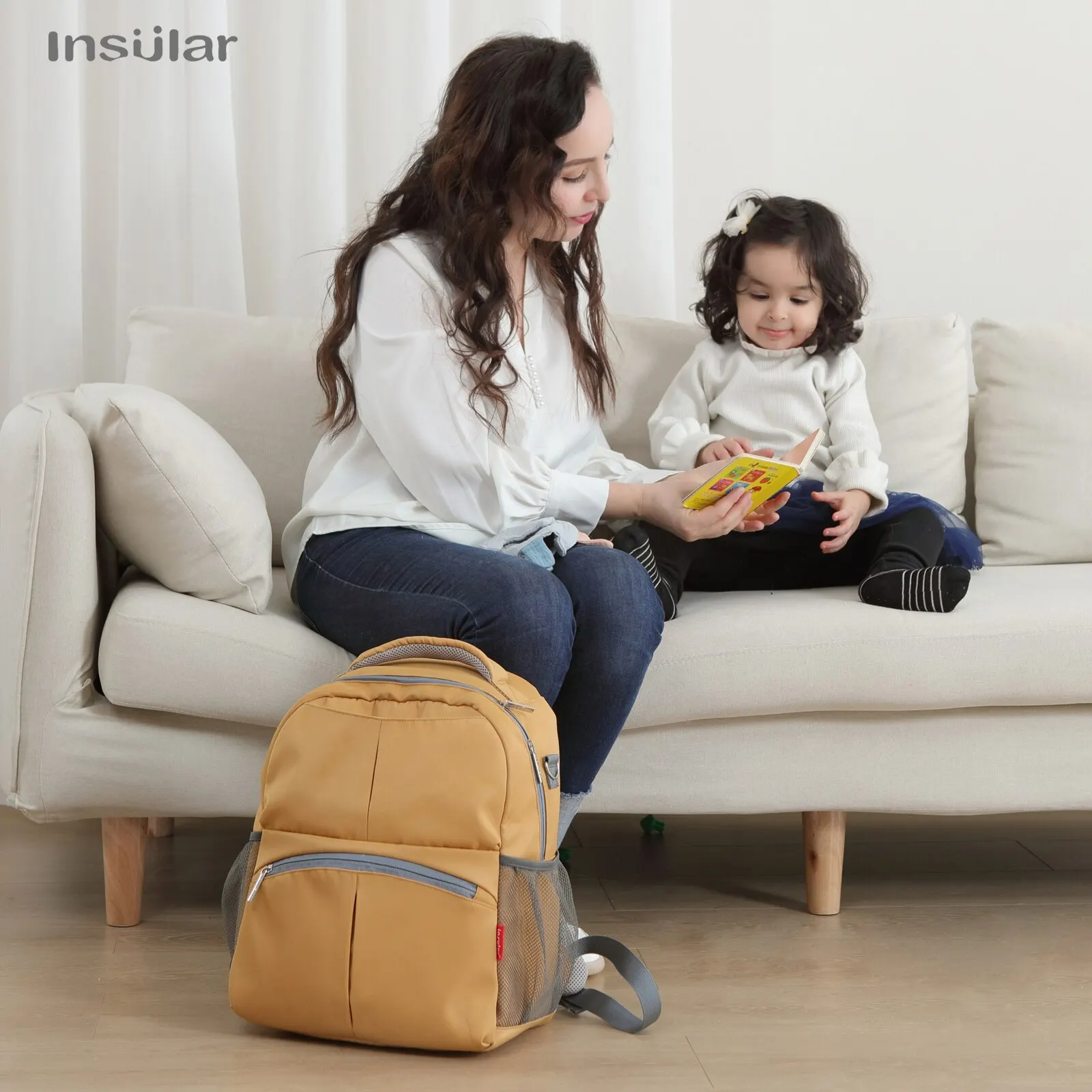 Insular Baby Nappy Backpack Bags Mummy Large Capacity Nurse Bag Multi-function Outdoor Travel Diaper Stroller Bags For Baby Care