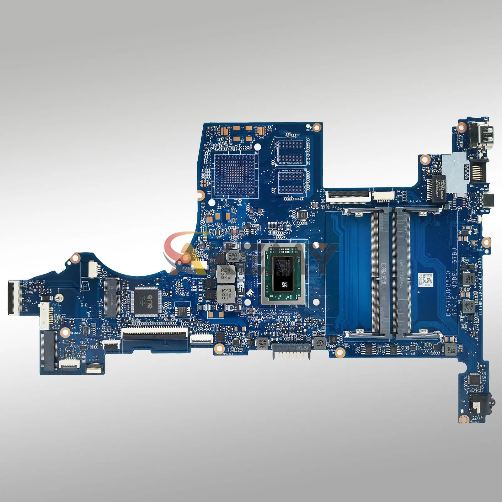 Placa base para ordenador portátil DAG7BJMB8C0 para HP Pavilion 15-CW con CPU R3 R5 R7 DDR4 L22762-601 L46709-601 100% completamente probada