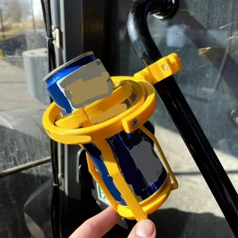 3D Printed Anti-Spill Spinner Cup Holder Motorcycle Adjustable Spinner Cup Holder Sport Style Spiral Mug Holder