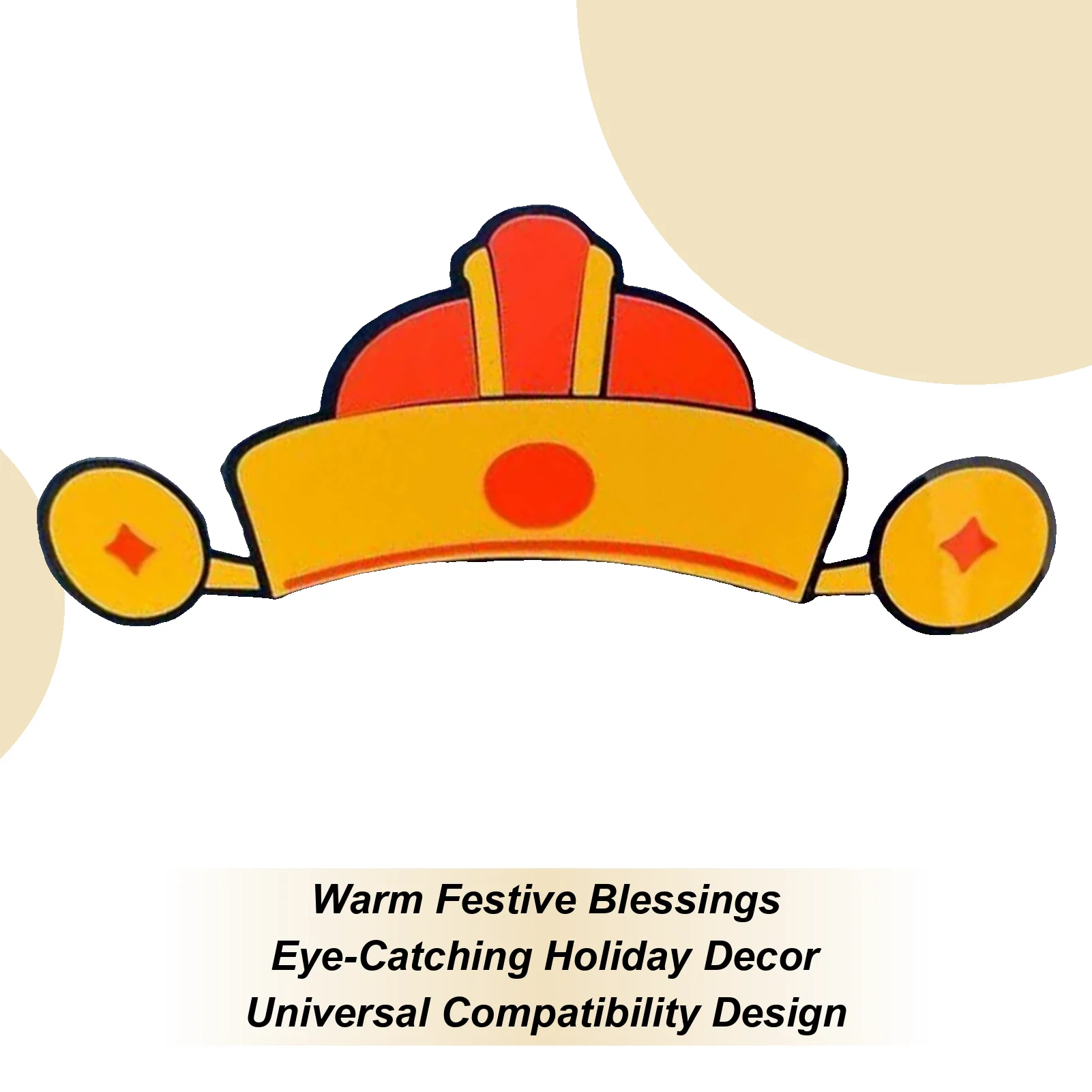 

For Tesla Model 3/y Christmas Car Emblem Sticker Festive Self-Adhesive Waterproof Santa Hat Antler Decal Car Front Rear Logo