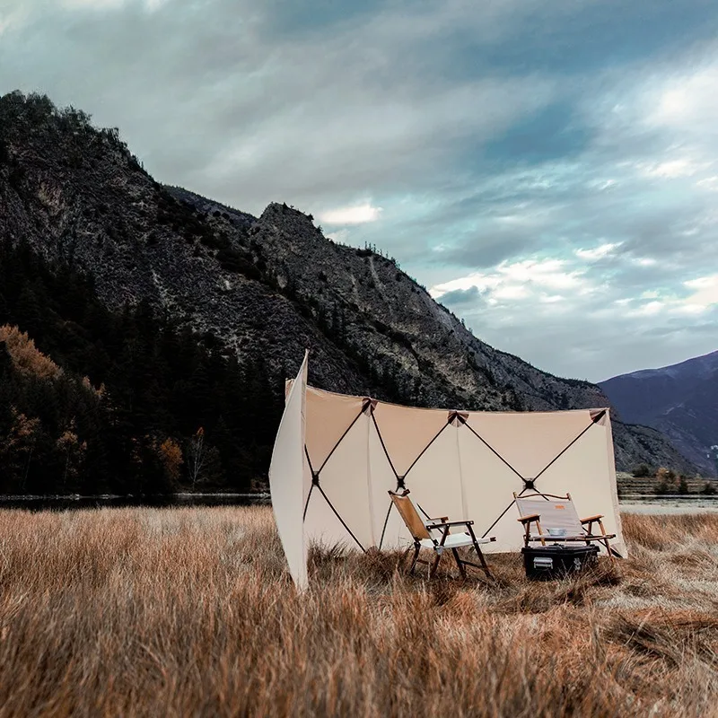 Windshield enclosing camping cotton cloth free of charge portable screen windproof warm windshield array can be sent on