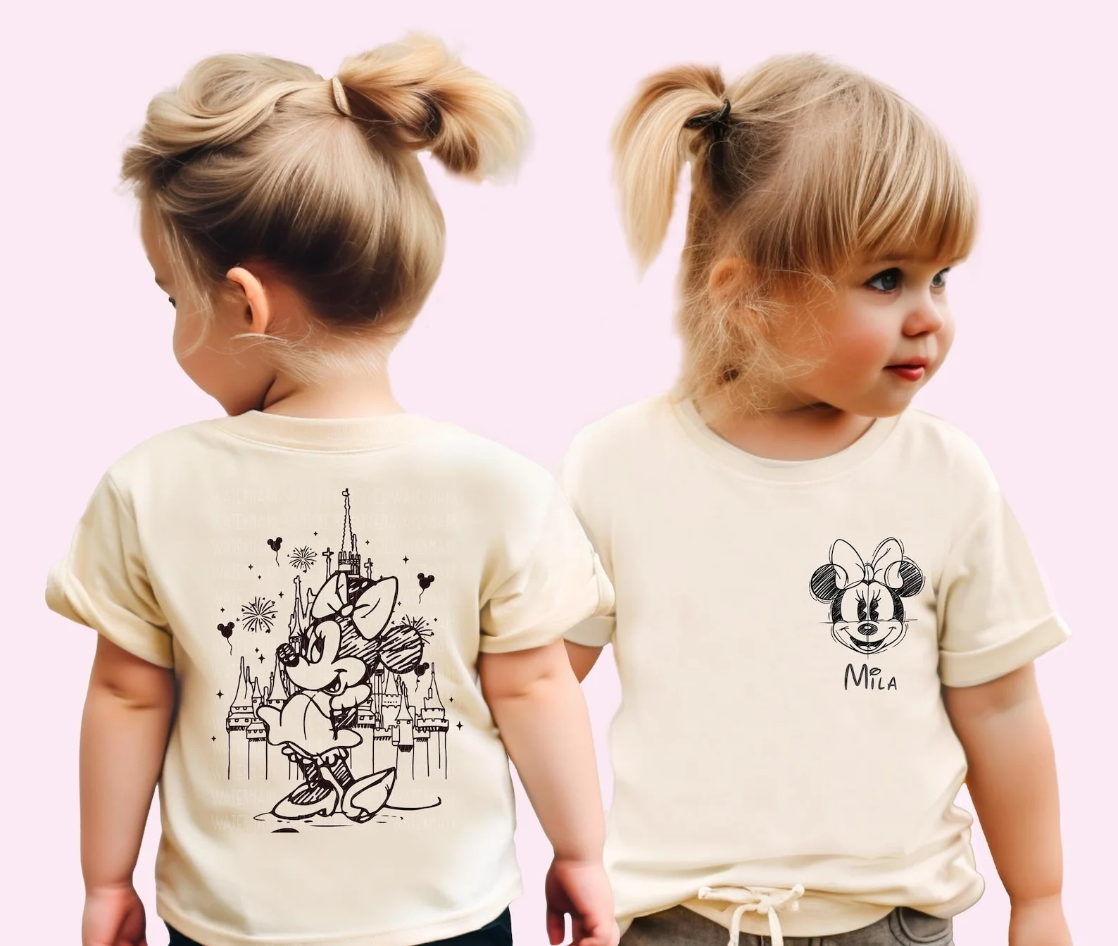 

Summer Family Vacation T-Shirt Mickey & Friends Balloons Print Retro Cotton Oversized Unisex Casual Tee for Kids Cute moto
