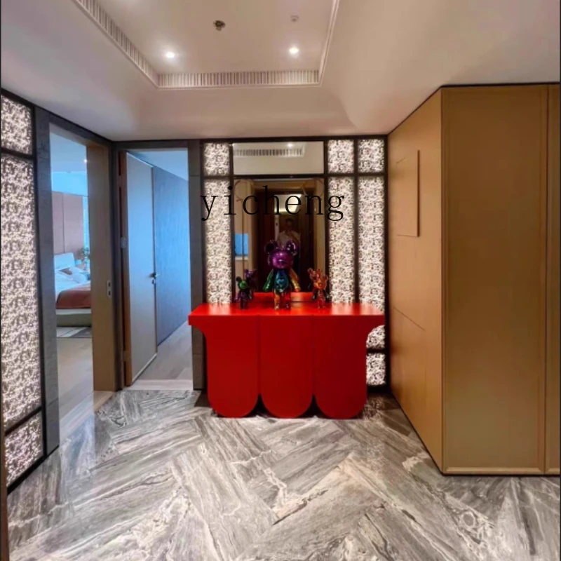 

ZC living room entrance cabinet Nordic paint entrance entrance shoe cabinet multi-functional locker