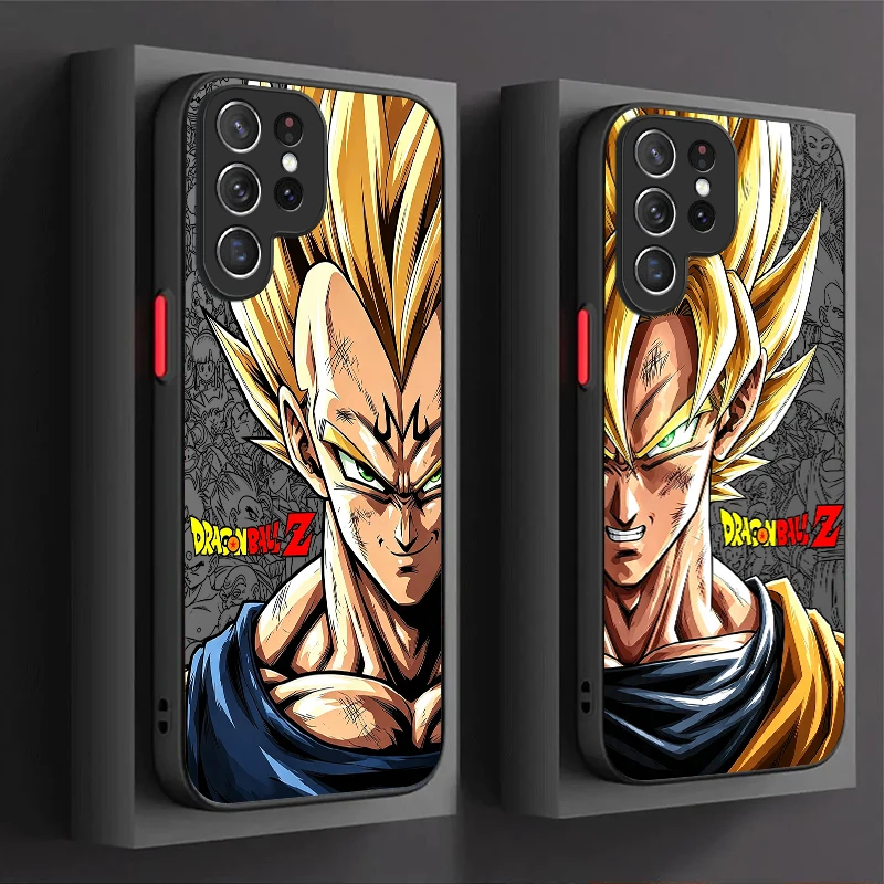 Goku Black Vegeta Gohan Dragon Ball Case for Samsung Galaxy S26 Edge S25 S24 S23 Ultra S22 Pro S21 Plus FE A07 4G A17 A37 A57