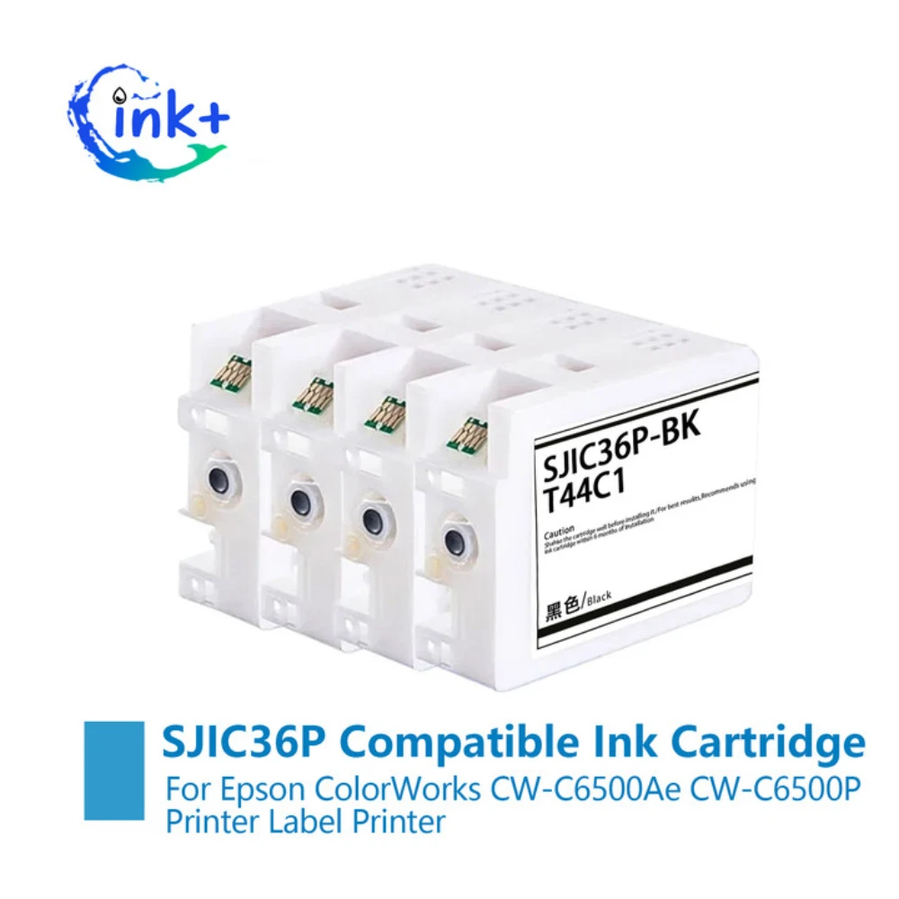 

Ink Cartridge SJIC36P 80ml Inkjet Label Printer Ink SJIC36 for Epson ColorWorks CW-C6030A C6030P C6530A C6530P