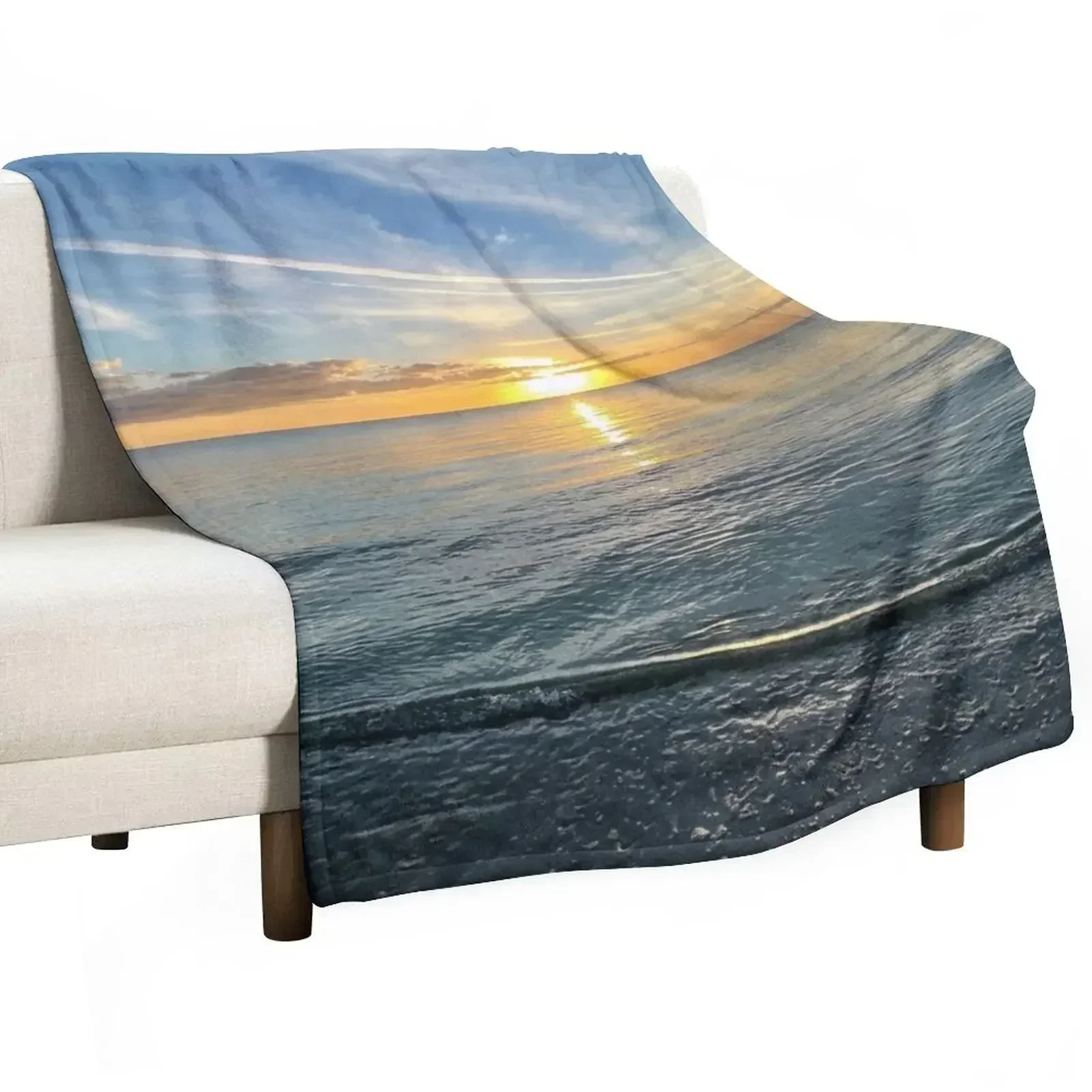 Stunning sunset on Cayo Costa State Park Throw Blanket Blankets For Bed Cute Decorative Throw Luxury Moving Loose Blankets