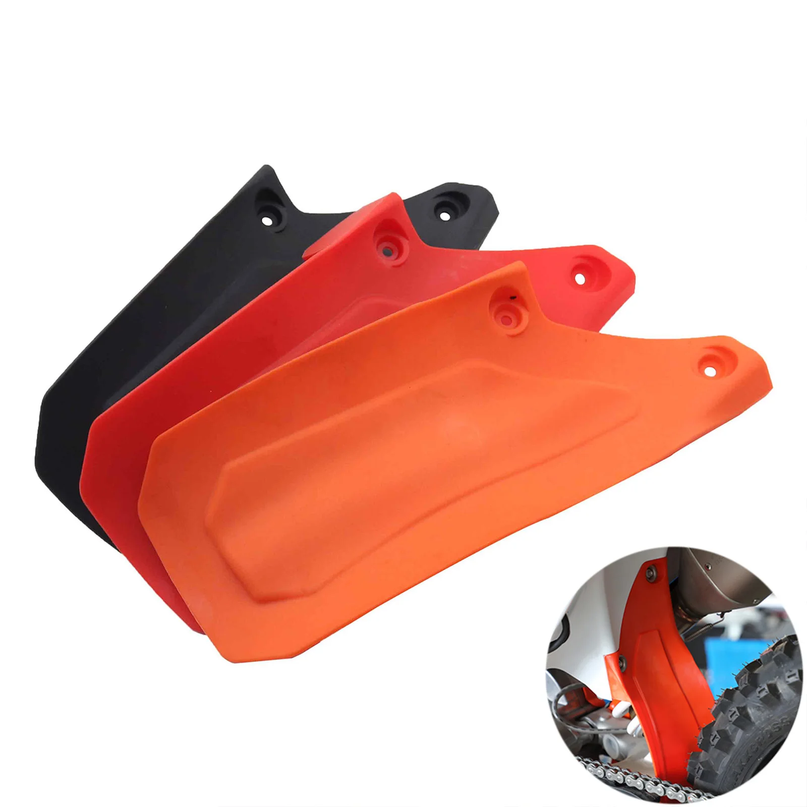 Protector de Guardabarros Trasero de Goma para Motocicleta KTM SX SXF XC XCF XCFW EXC EXCF 125 150 250 300 350 400C 450 500 2023 2024 2025