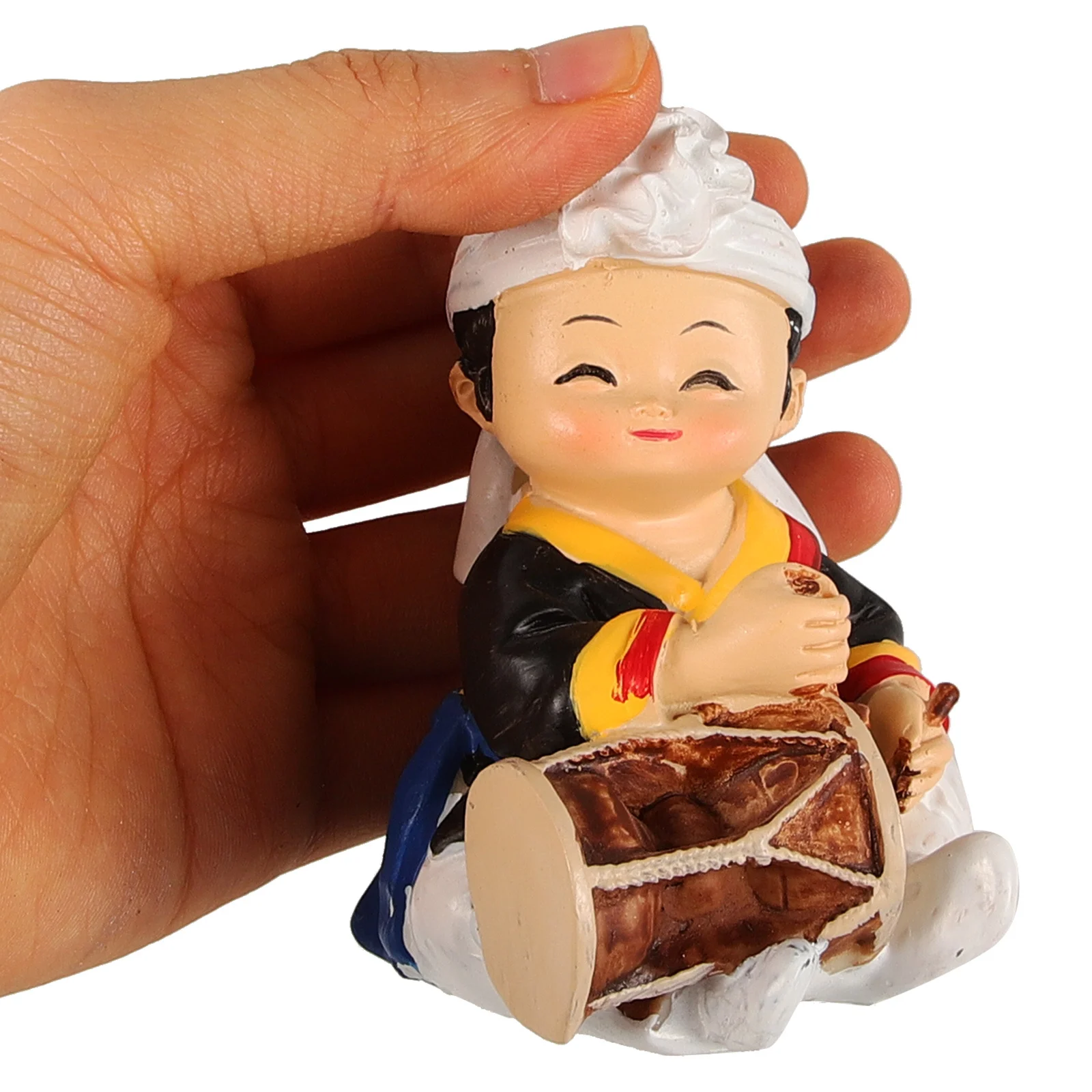 

1 Piece Korean Dress Mannequin Exquisite Traditional Craft Desktop Decoration for Home Restaurant Cultural Display