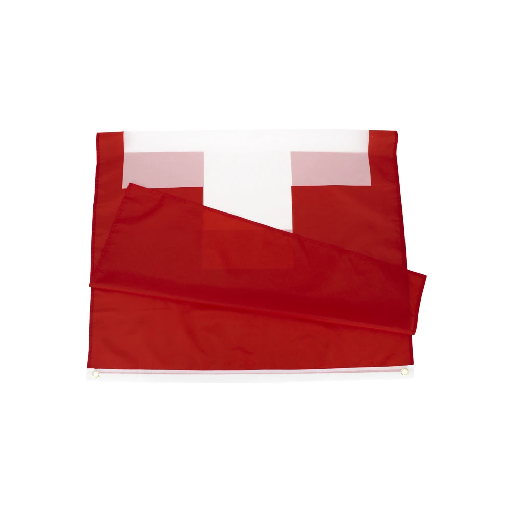 90x150cm White Cross Ch Che Swiss Switzerland Flag