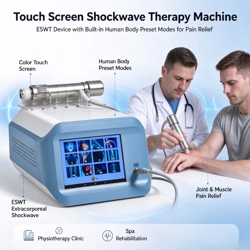 Shockwave Therapy Machine | Built-in Body Preset Modes for Pain Relief