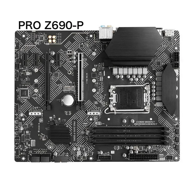 

Для MSI PRO Z690-P DDR4 материнская плата с поддержкой процессора 12-го поколения LGA 1700 DDR4 материнская плата 100% протестировано, ОК, полностью работает, бесплатная доставка