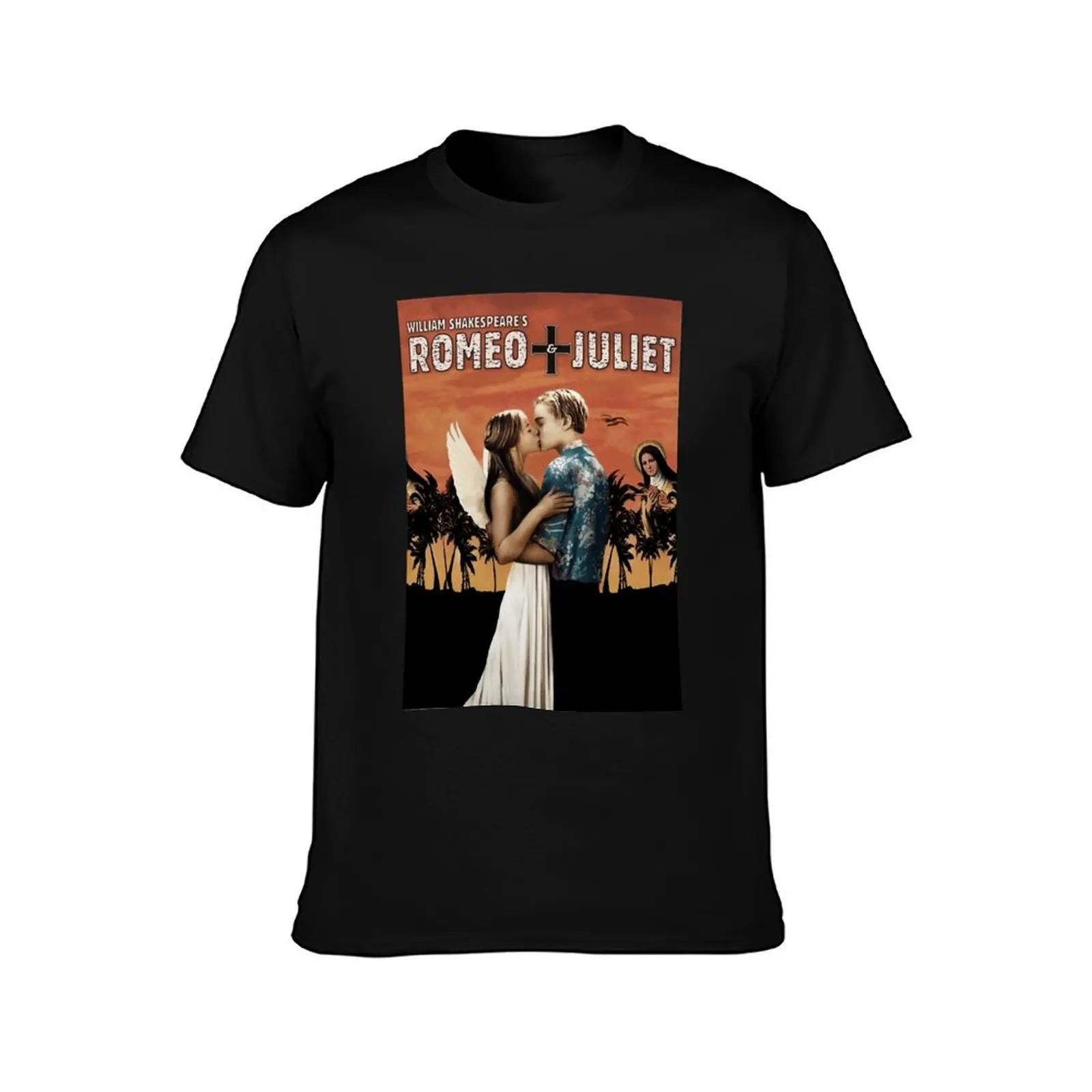 Romeo + Juliet -1996- Poster Promotion T-Shirt Fashion Pattern Printed Tee Shirt T-Shirt