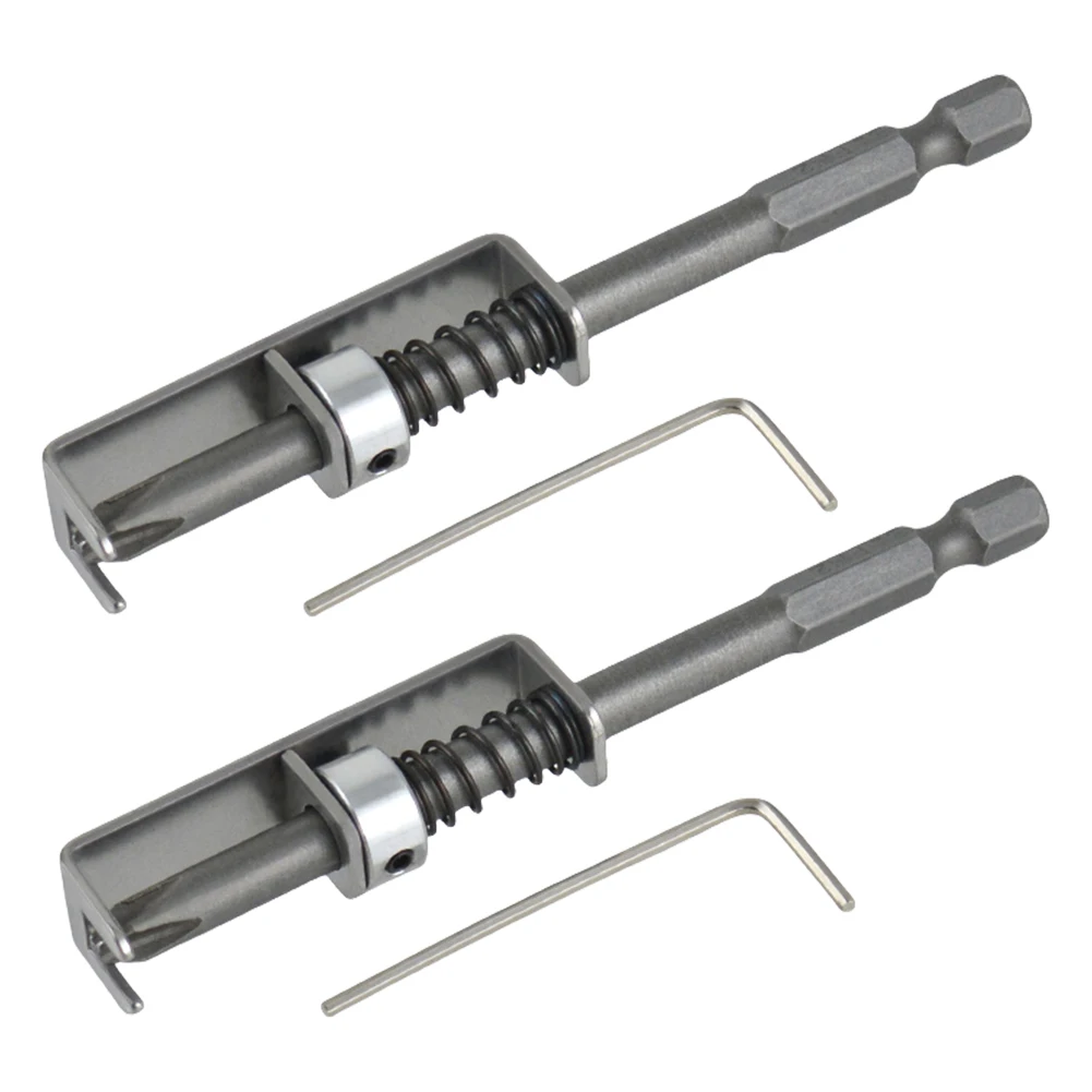 Spring-Loaded Screw Holder Bit Wear Resist Screw Fixing Drill Bit One-handed Spring Positioning Bit DIY Home Repair