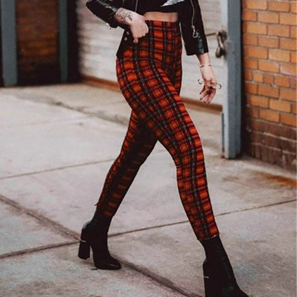 

Fashion New Women Pants Leggings Pencil Pants Skinny Slacks Women Casual High Waist Jeggings Print Slim Fit Stretch