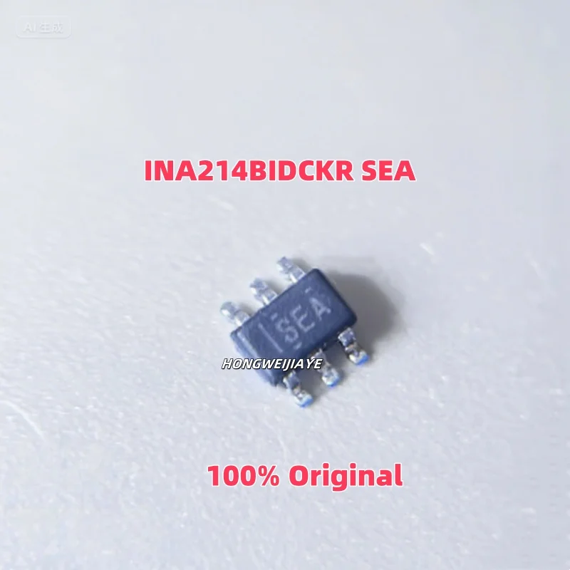 5PCS 100% New INA186A5IDCKR 1EB INA213CIDCKR 16F INA214BIDCKR SEA SC-70-6 SOT-363 Brand New Original Chips ic