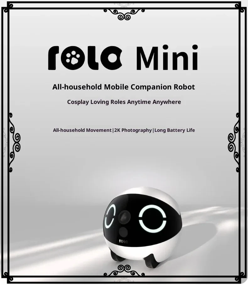 Enabot ROLA Mini Smart Robot Intelligent Mobile Camera Home Monitoring Wireless Indoor Pet Monitoring Robot Gifts