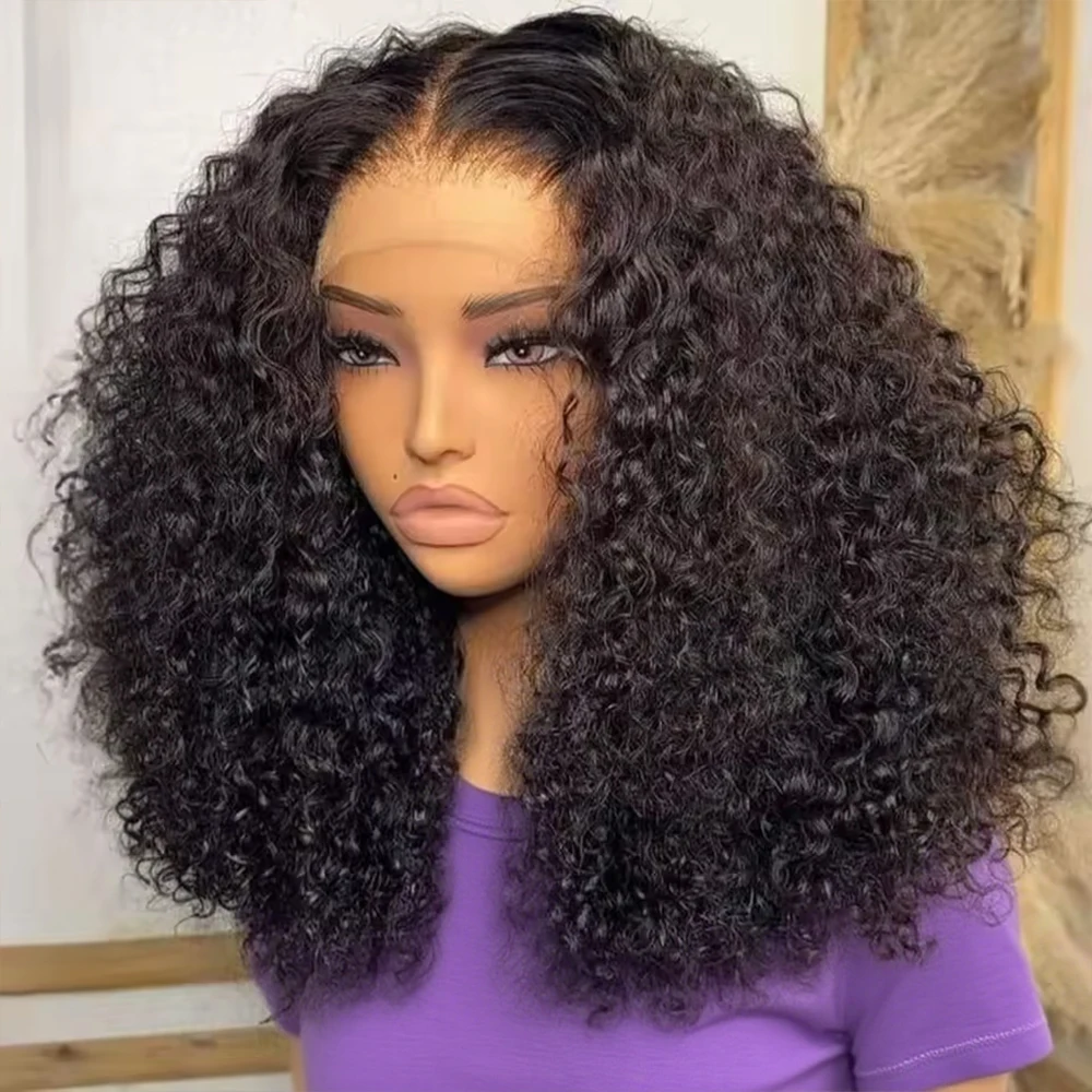 

Готовый к носке парик-боб без клея для женщин, глубокая волна, предварительно выщипанные и предварительно нарезанные пряди, кружевной парик, кудрявый парик с эффектом водной волны, 100% натуральные человеческие волосы, без клея, 250% плотность.