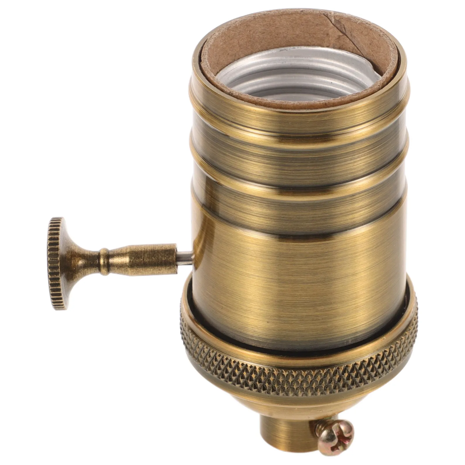 

Retro Chandelier Copper Lamp Holder Edison Twist Socket Golden Bronze Aluminum 220V Lighting Solution Lamp Parts