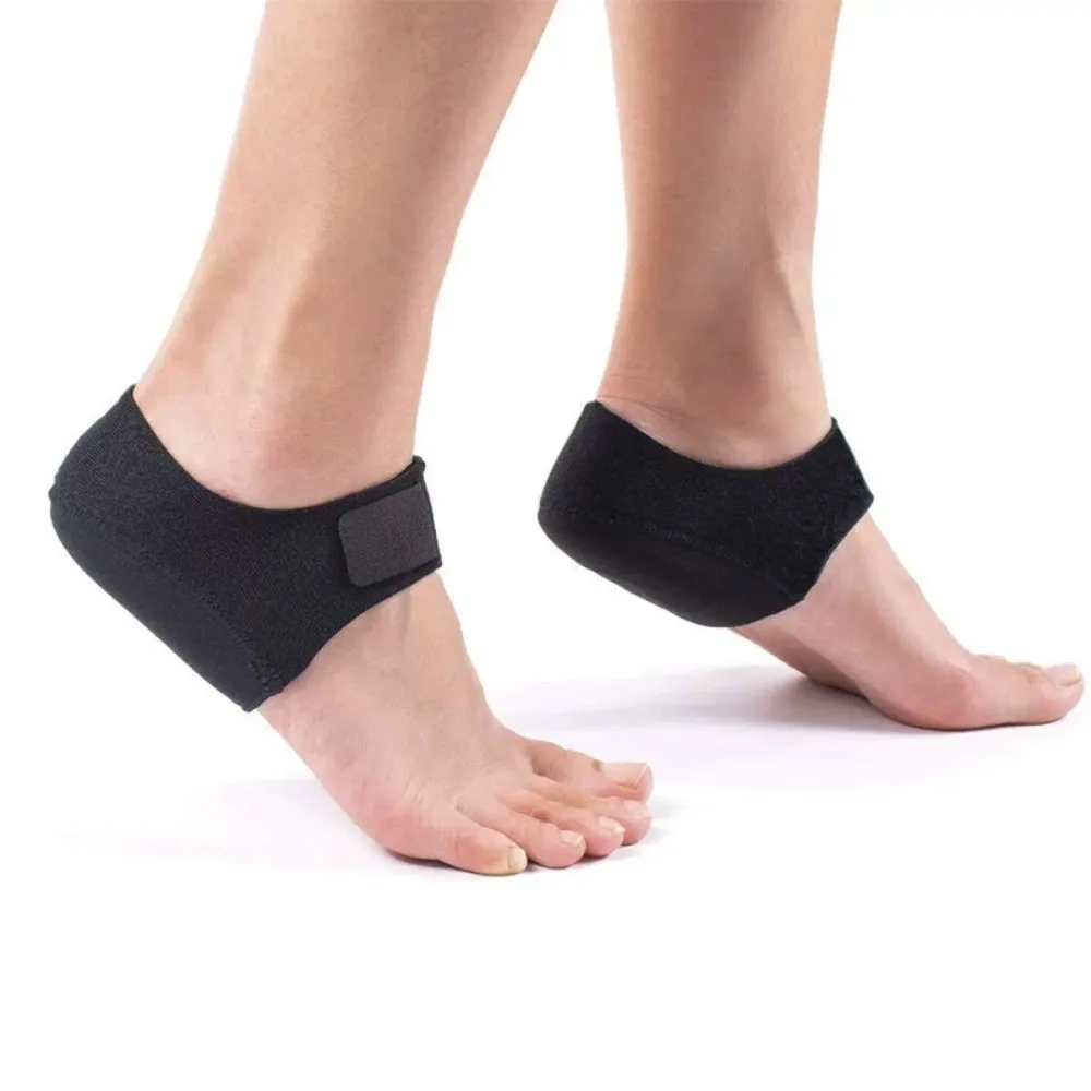 Cushioning Silicone Heel Protector Skin Care Washable Heel Protection Cover Anti-Crack Reusable Plantar Fasciitis Insoles Hiking