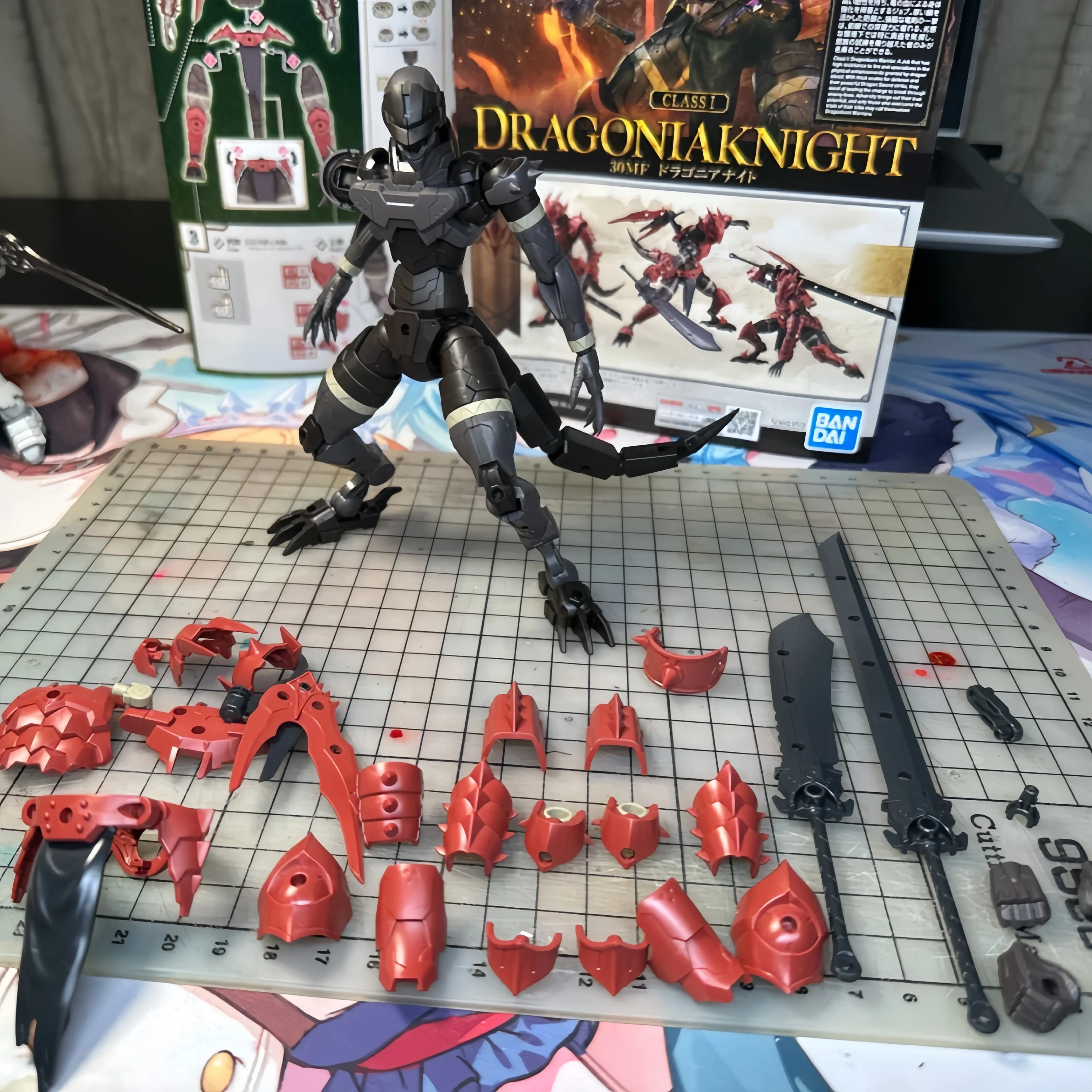 

Bandai Genuine 30mf 30ml Dragon Knight Asian Fashion Trend Toy Assembly Model In Stock