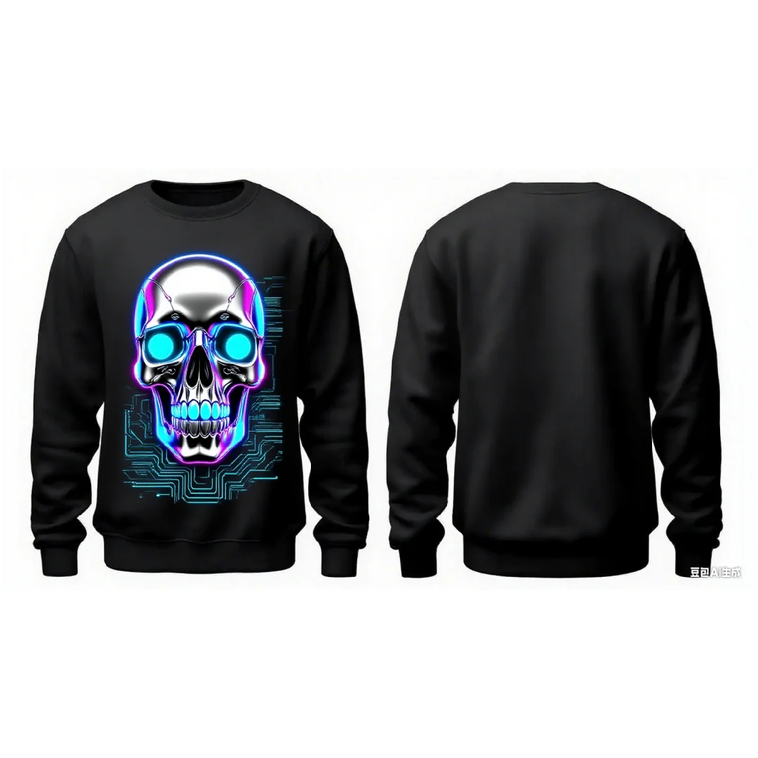 Halloween Teufel Schädel Grafik Hoodie 3D Druck Frühling und Herbst Mode Freizeit Streetwear Herren und Damen Y2K Hoodies