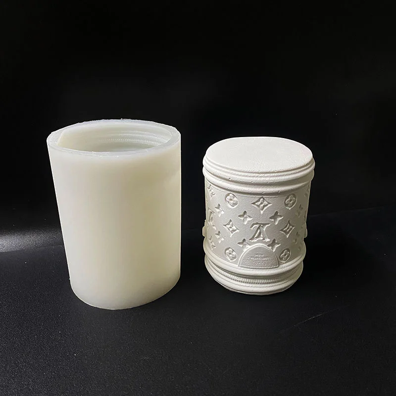 

Big brand bag candle mold DIY aromatherapy gypsum handmade soap expansion stone silicone mold