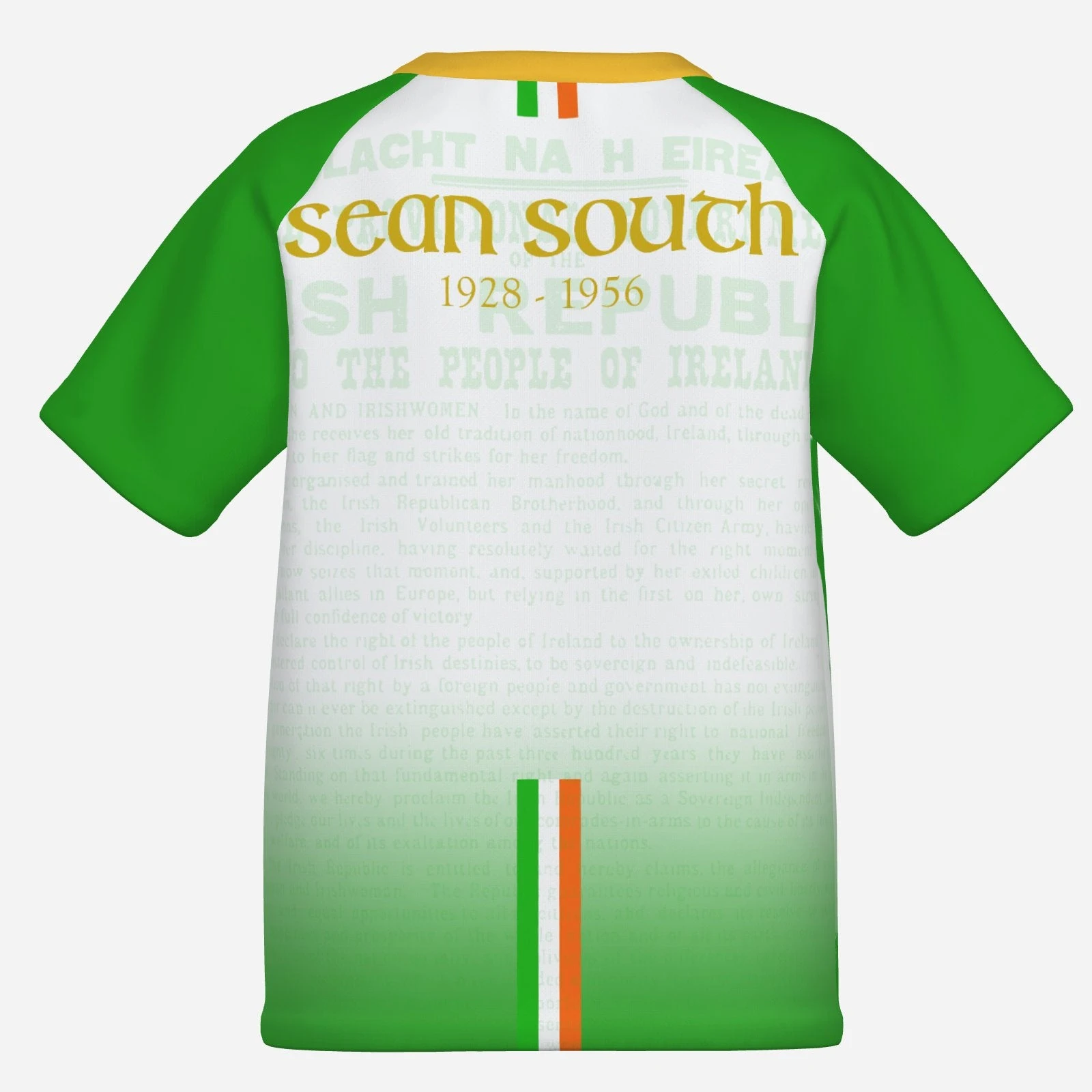 2026 Kneecap Sean South of Garryowen Lyrics Tribute Jersey Quick-Drying And Breathable Kids Adults O-Neck T-shirt Tops Clothing