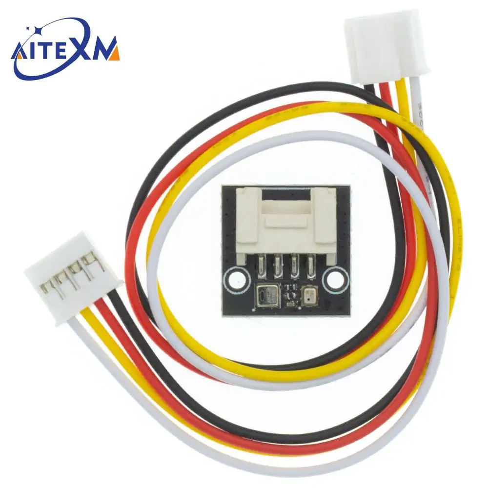 AHT20+BMP280 High Precision Digital Temperature and Humidity Atmospheric Pressure Sensor DC 2.8V-5V 4P GROVE Cable I2C