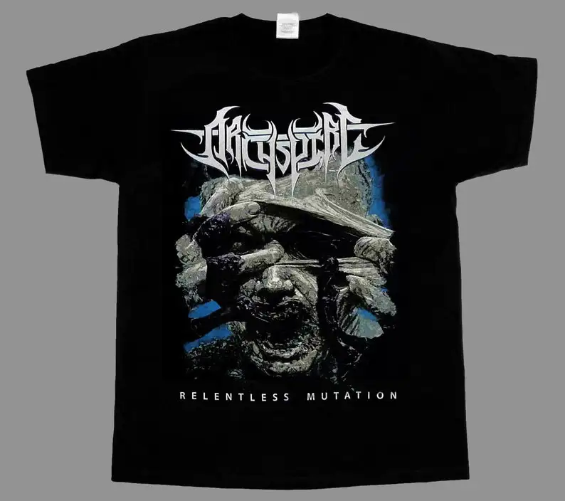 Archspire Vintage T-Shirt Relentless Mutation Australian Metal Music Shirt Aesthetic Clothing Tee Throwback Style Re