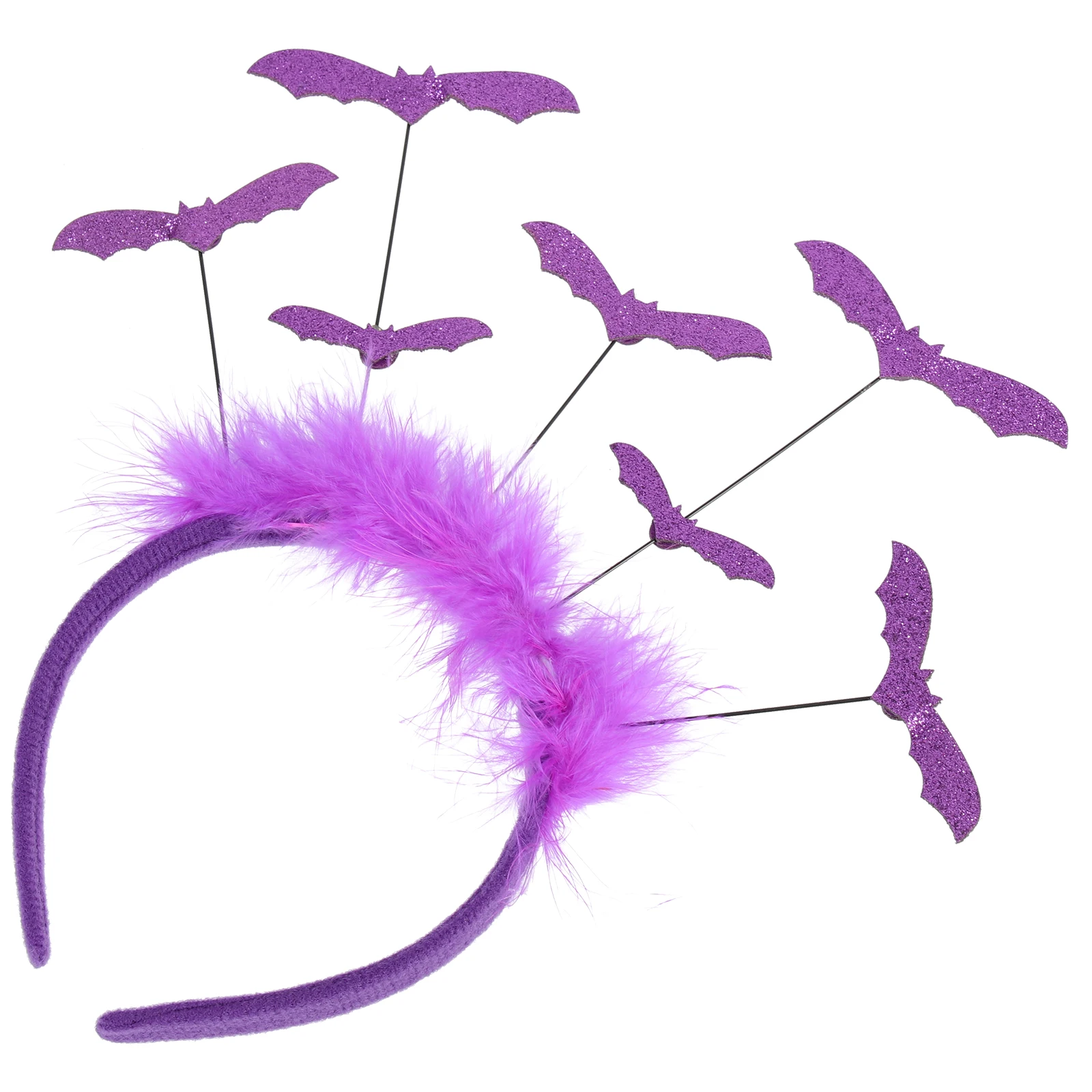 

Bat Headb Non woven Halloween Headdress Purple Hair Accessories Kids Party Festival Stage Performance Gothic Headb Photo