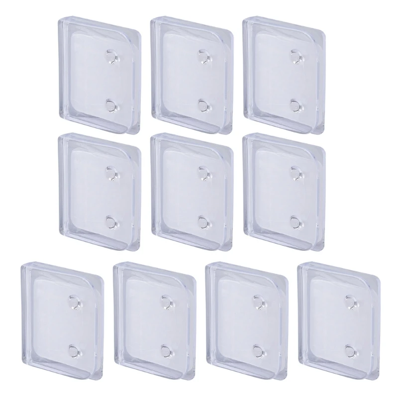 

Shower Curtain Clips, 10 Pack No Drilling Needed Windproof Splash Curtain Clips, Ensures Shower Curtain Stability F1CC