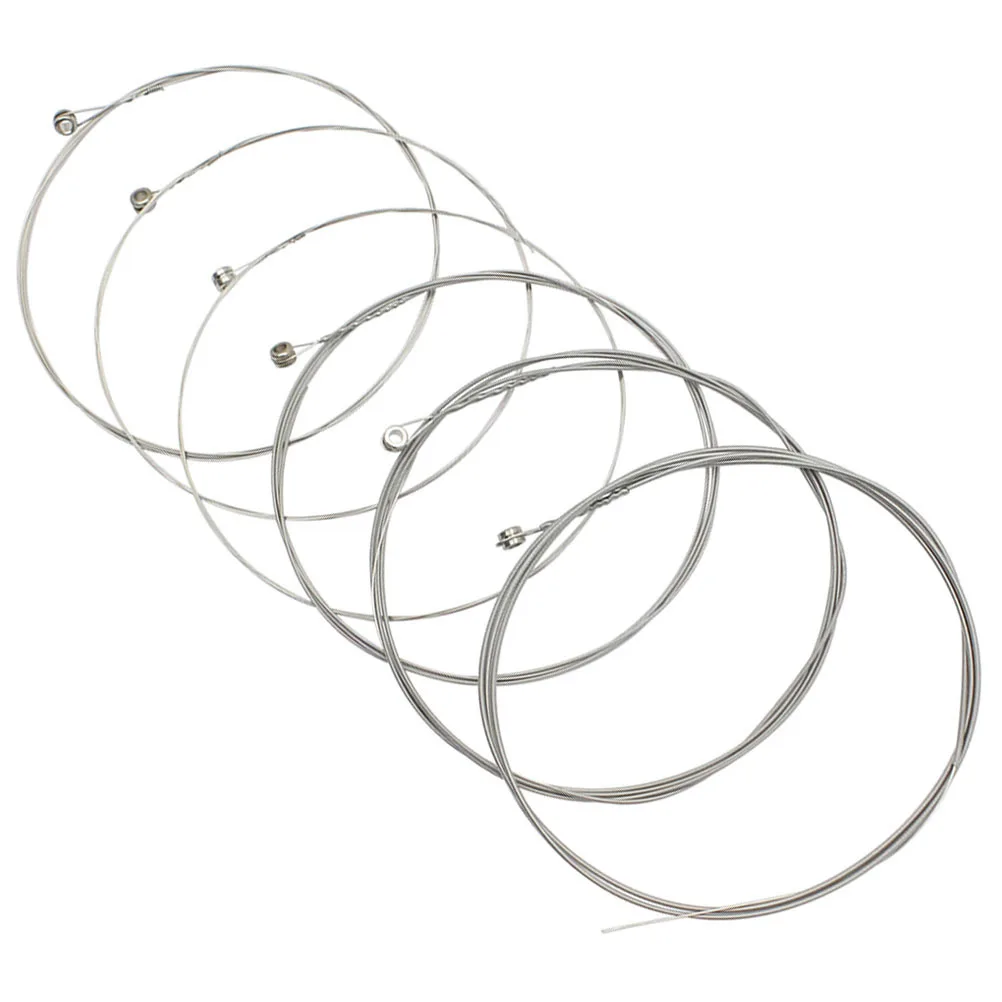 

6Pcs Nickel Alloy Electric Guitar Strings Replacement Stainless Steel Guitar Strings for Professional Clear Sound
