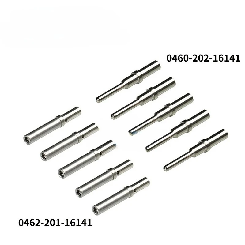 50pcs DT Series Pin Contact 0462-201-16141 0460-202-16141 Stainless Steel 16-20AWG Deutsch Crimp Solid Female male 1.5 Terminal