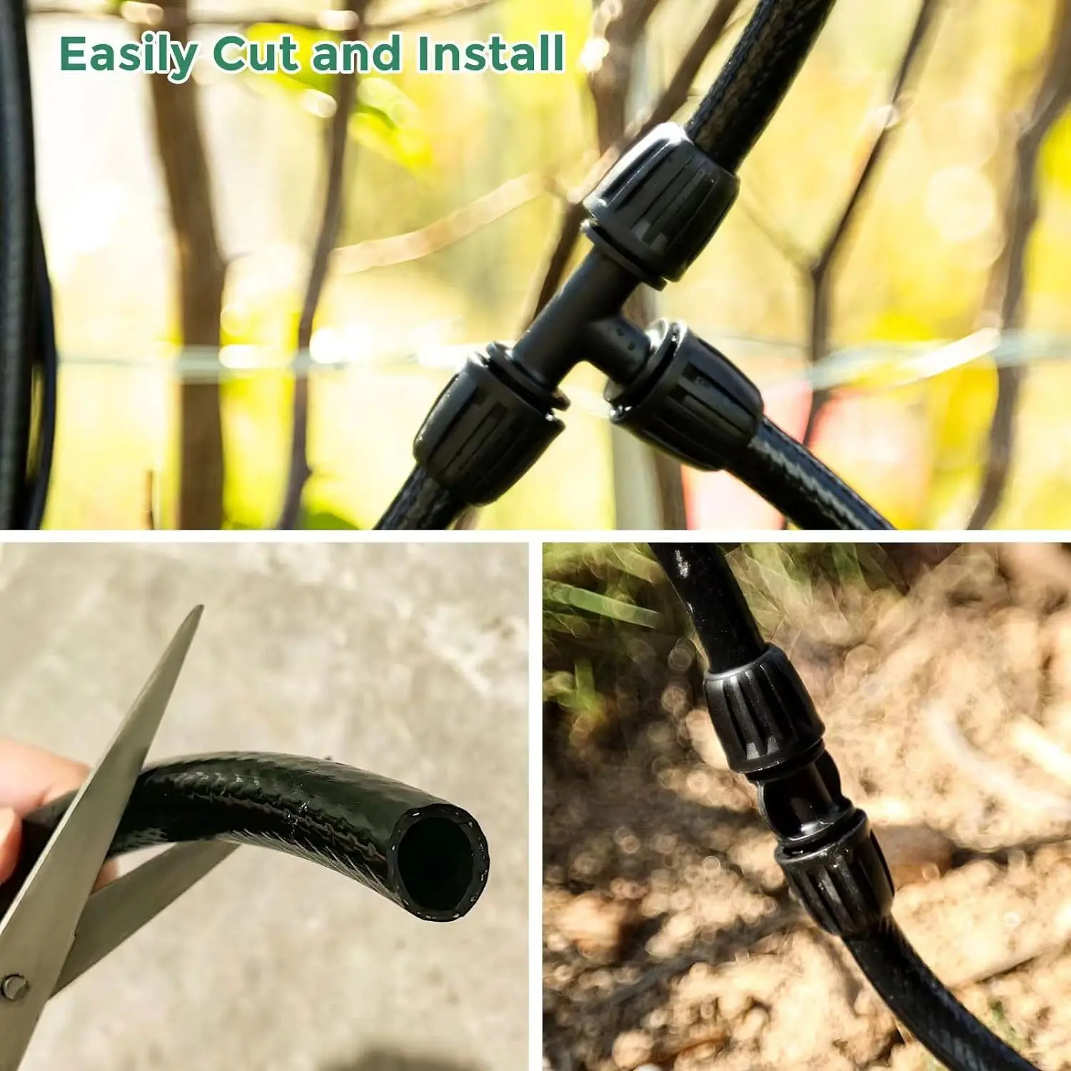 1m 16PE Drip Irrigation Tubing Blank Distribution Tubing Garden Watering Tube Line For Garden Irrigation System