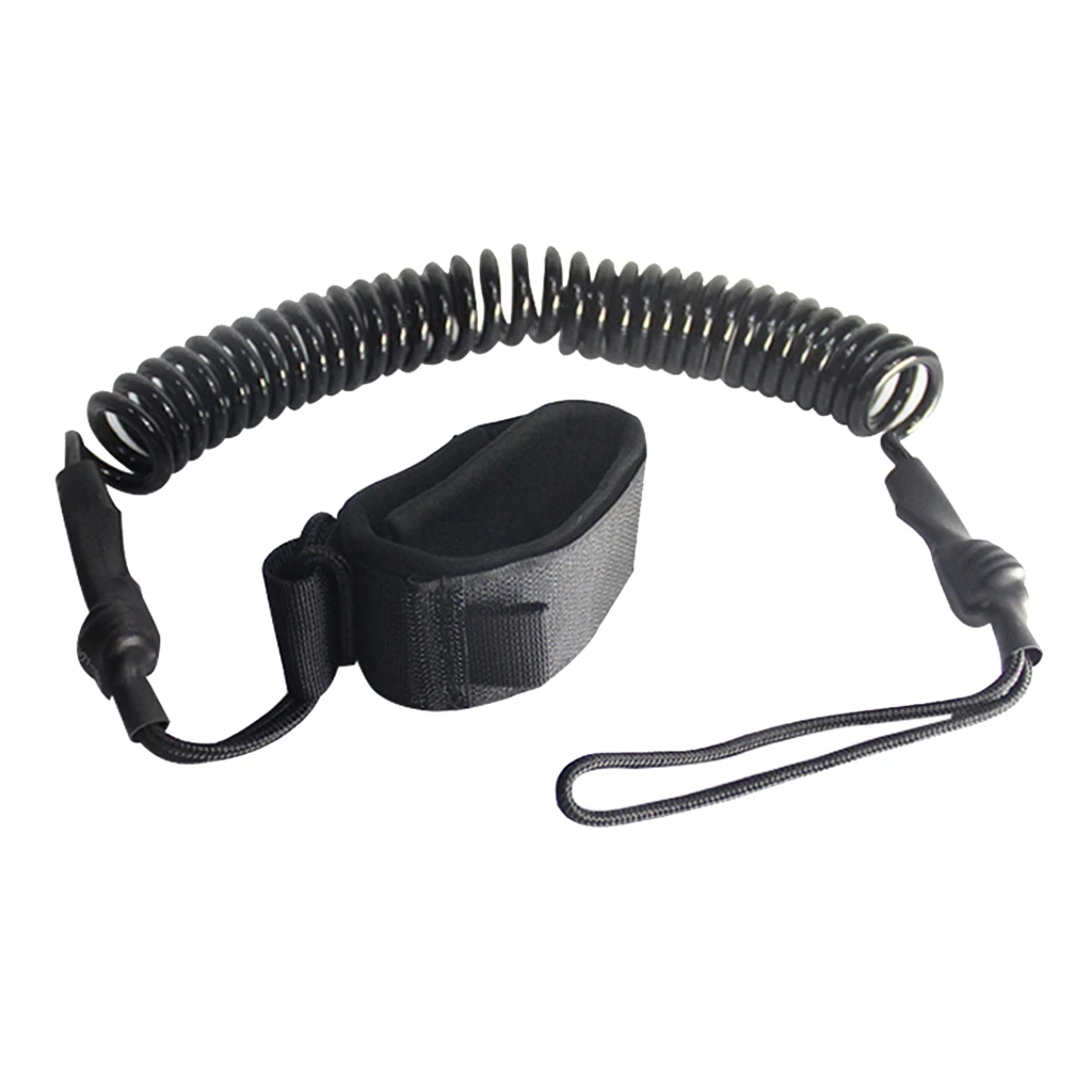 Longboard Raft Traction Leash Accessories 10ft Elastic Ankle Cuff for Sups Surfing Safety