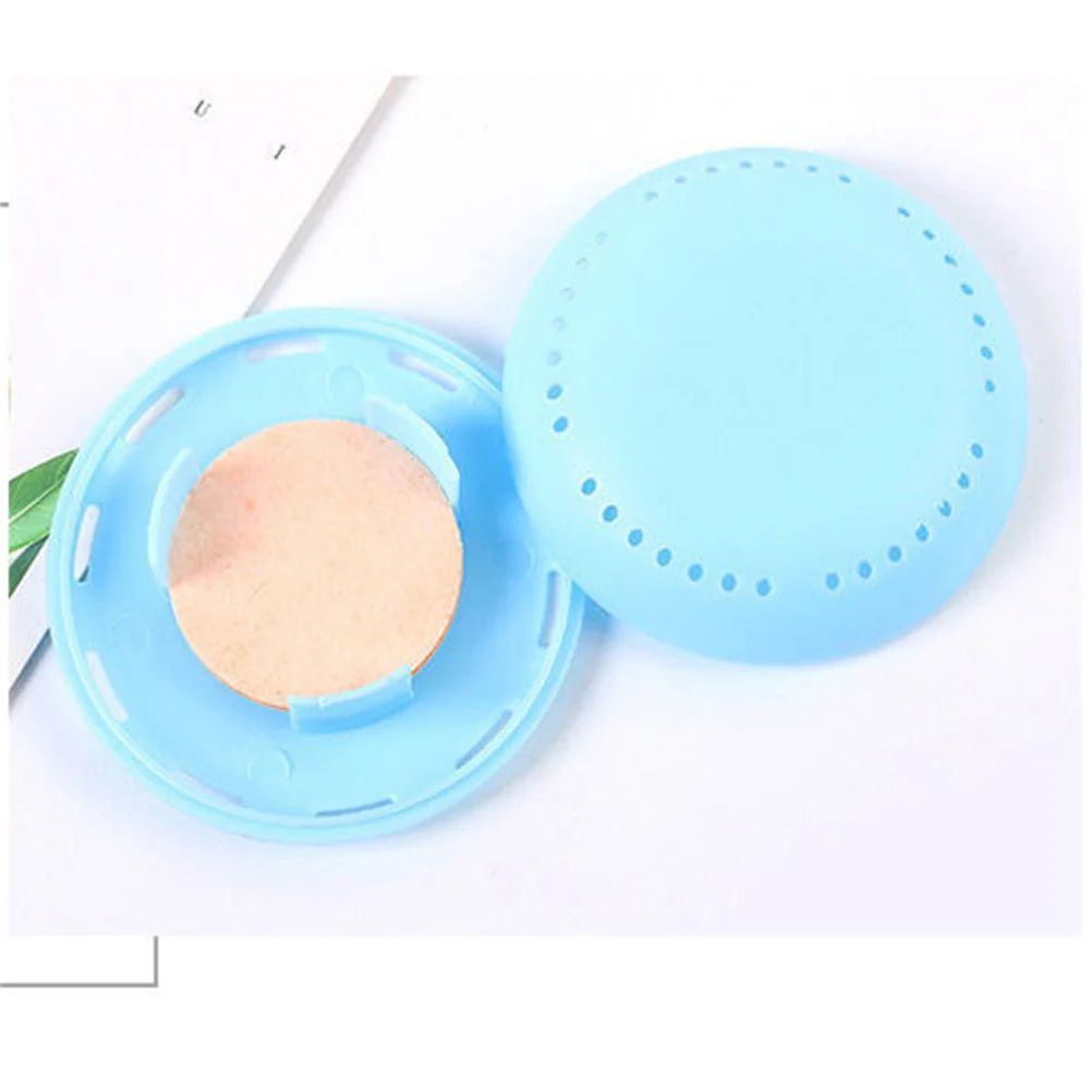 Round Fresher Toilet Aromatherapy Fragrance Lasting Solid Air Freshener Bedroom Wardrobe Car Home Household Bathroom Supplies