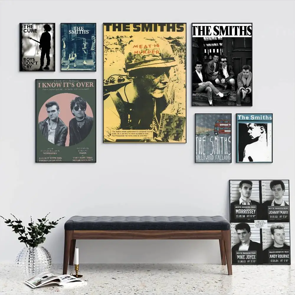 Classic Rock Band The Smiths Anime Posters Sticky Whitepaper Prints Posters Artwork Kawaii Room Decor
