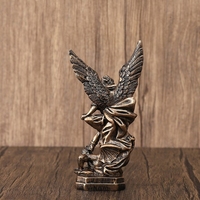 Archangel Miguel Religious Statue, 5.12Inch Miguel Battle Sculpture Religious Collectible for Home Decors