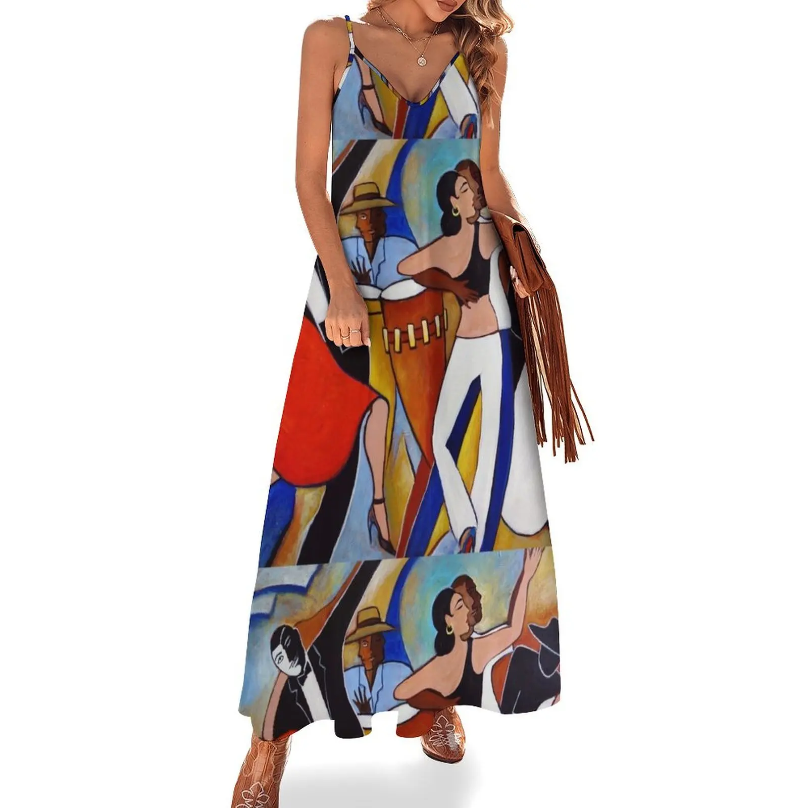 

Caliente 10 Sleeveless Dress summer dress womens 2024 ladies dresses for women 2024 Long dresses summer clothes for women