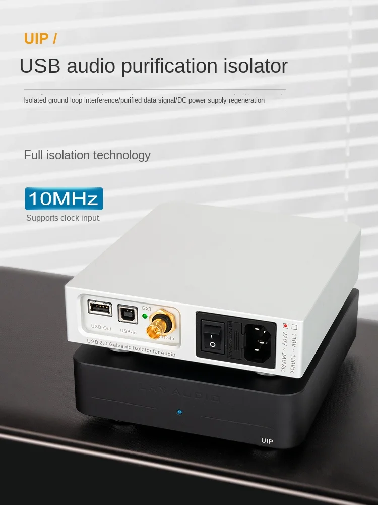 2025 горячая распродажа PCHIFI аудиофильский аудио USB изолятор очистки ADuM4165 высокоскоростной 480 м кристалл OCXO вход часов
