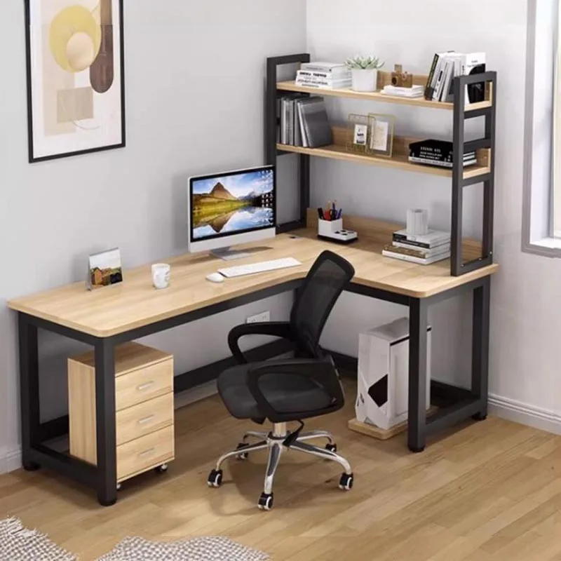 

Modern Home Study Computer Table Office Storage Student Gaming Computer Desks Wooden Drawers Mesa Para Computador Accessories